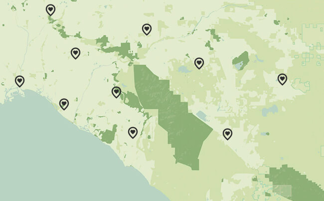 Dealer location map