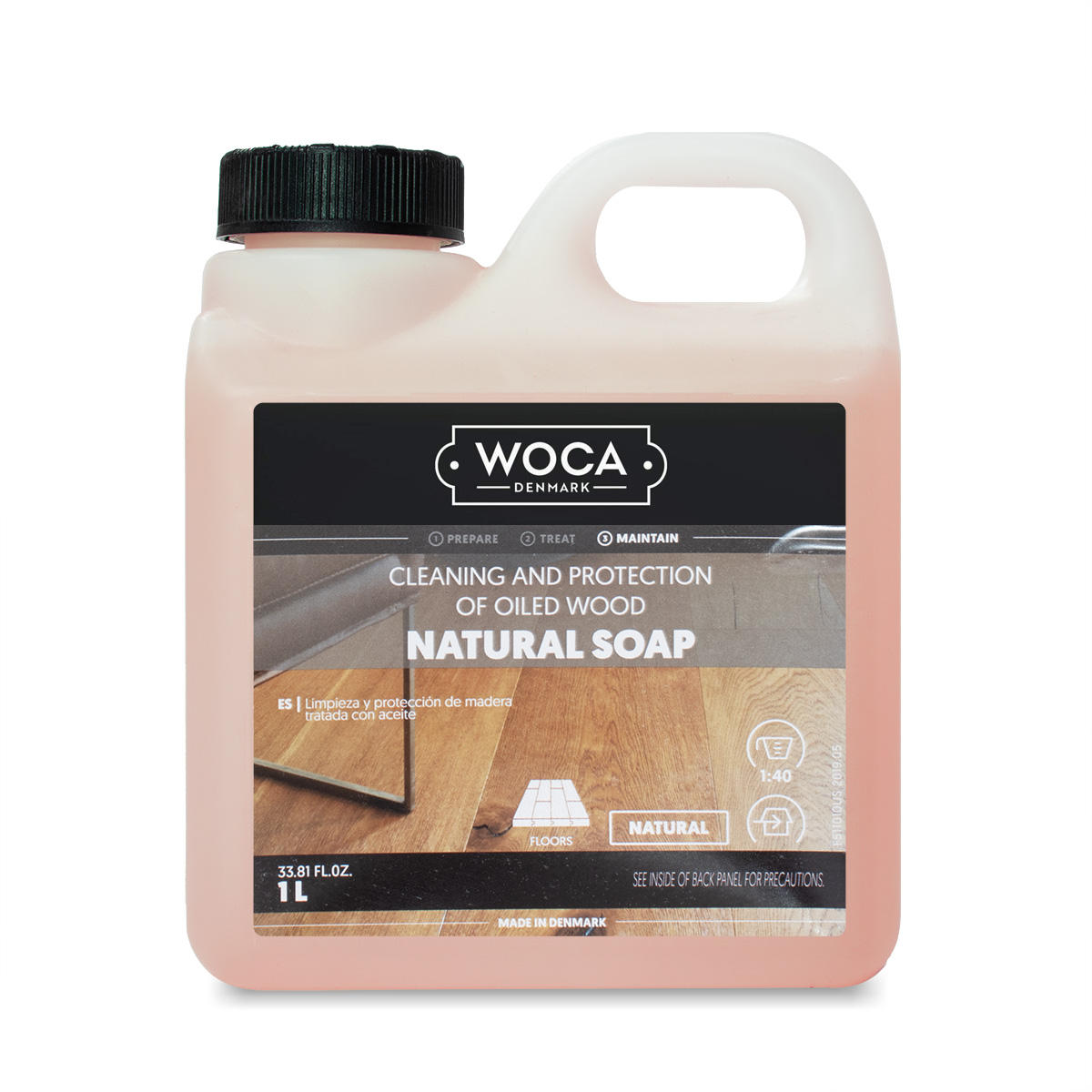 Woca Sapone Per Pavimenti In Legno Naturale – Confezione Da 10 Litri (2 Taniche Da 5L)