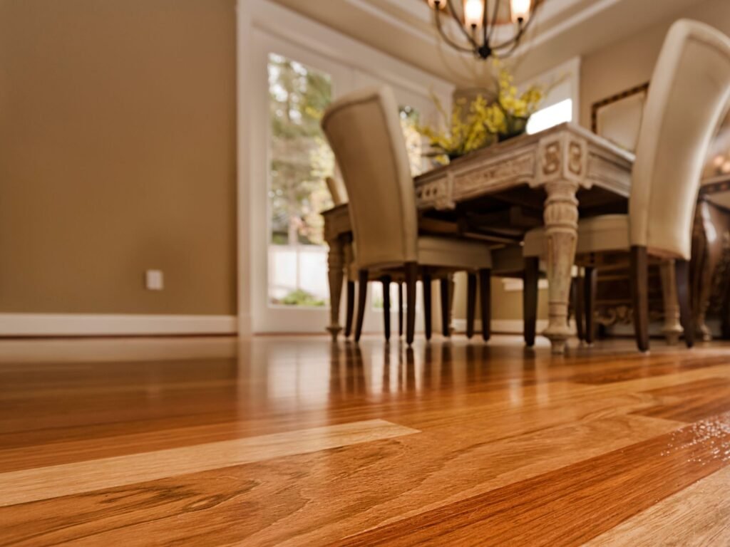 Clean Engineered Hardwood Floors