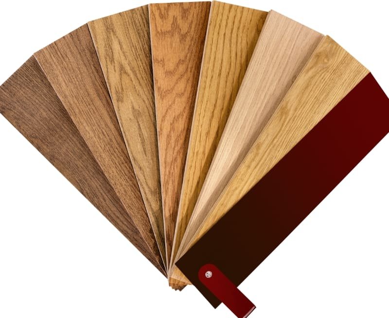 different colors of engineered hardwood